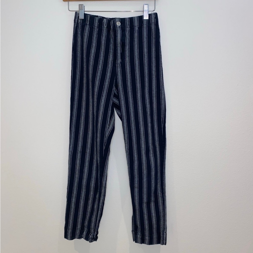 Brandy Melville Black and Grey Striped‎ Pants